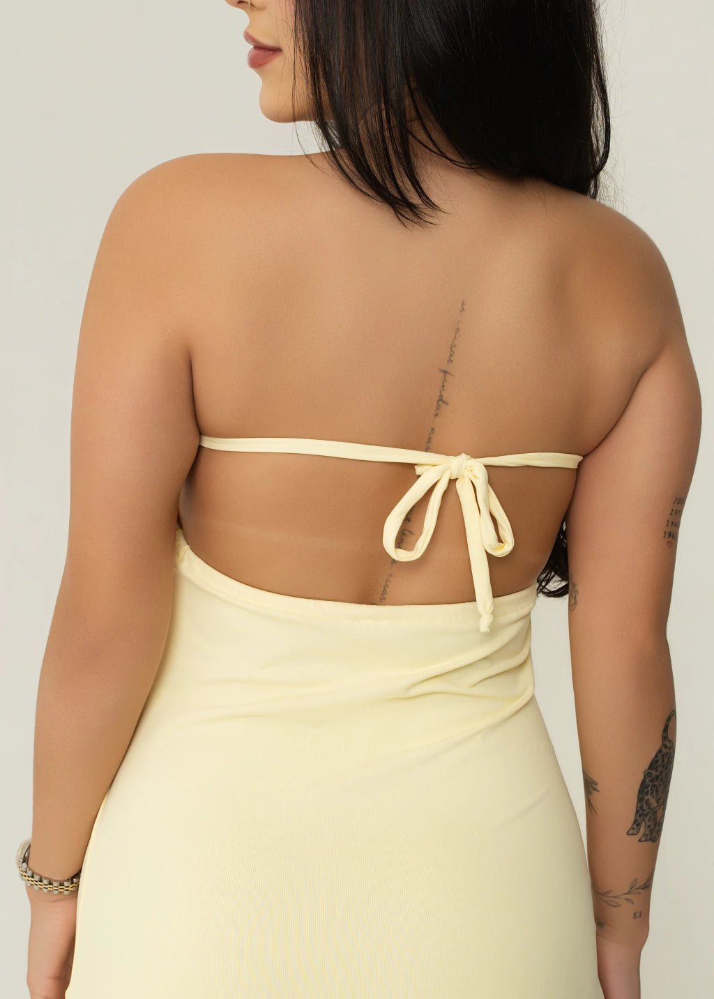 Vestido Coronita - Amarelo Manteiga