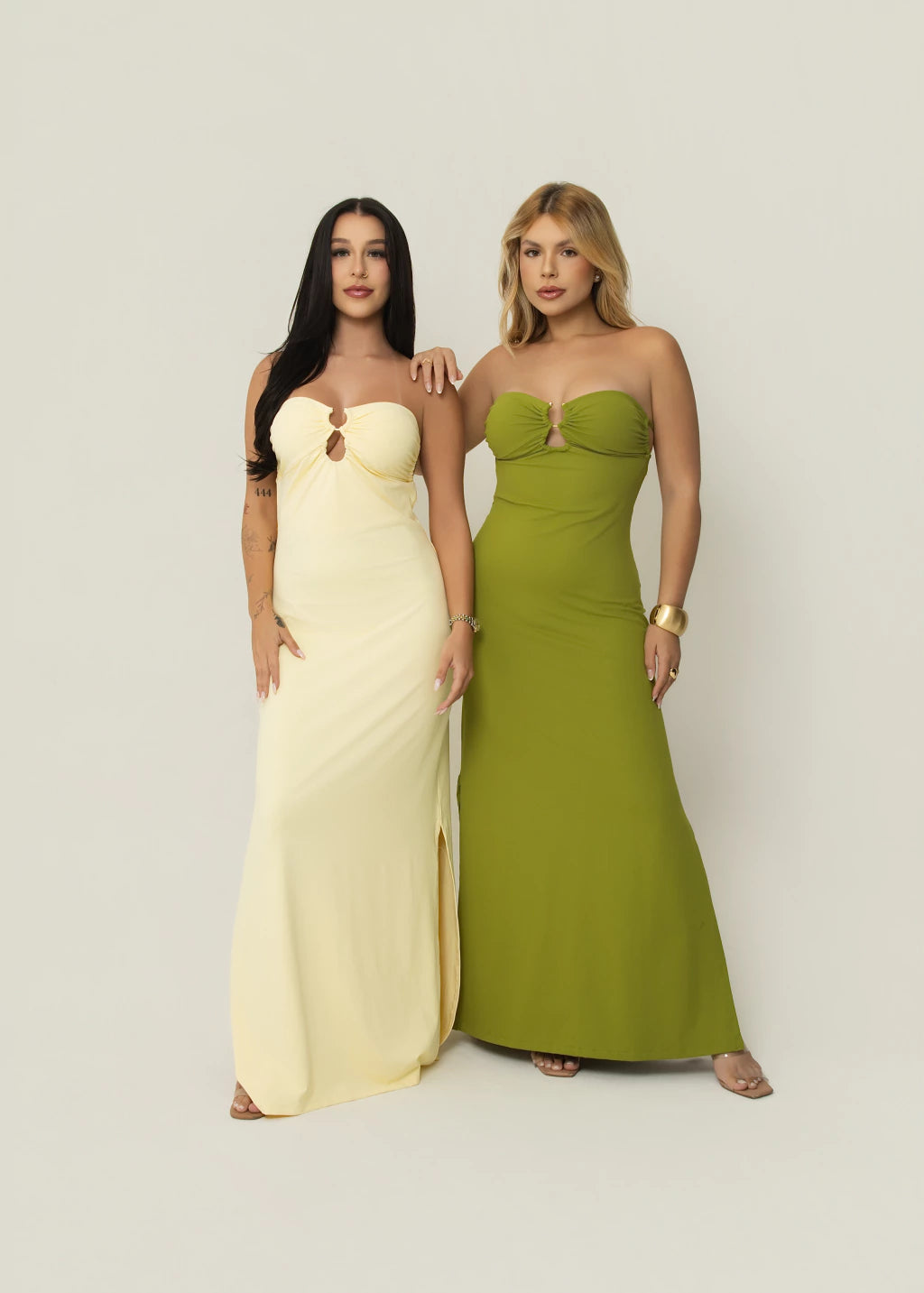 Vestido Coronita - Amarelo Manteiga